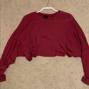 never worn Urban Outfitters cropped long sleeve